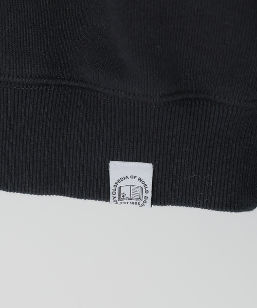 B.C STOCK(ベーセーストック)の「ドッグ コード刺繍 クルーネックスウェット(スウェット・メンズ・ブラック/チャコールグレー/ホワイト・LARGE/MEDIUM)」の21枚目の写真