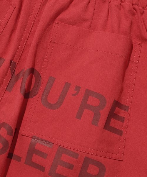 NICE GHOST CLUB(ナイスゴーストクラブ)の「FFATS PARACHUTE CARGO SHORTS_RED(NG2EMUPA61A)(その他パンツ・レディース・レッド・M/L)」の7枚目の写真