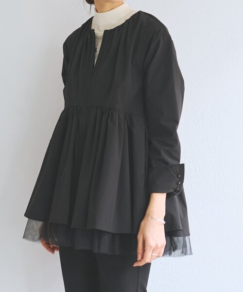 BEARDSLEY（ビアズリー）の「チュチュペプラムブルゾン（ブルゾン・レディース・ブラック・FREE）」の7枚目の写真