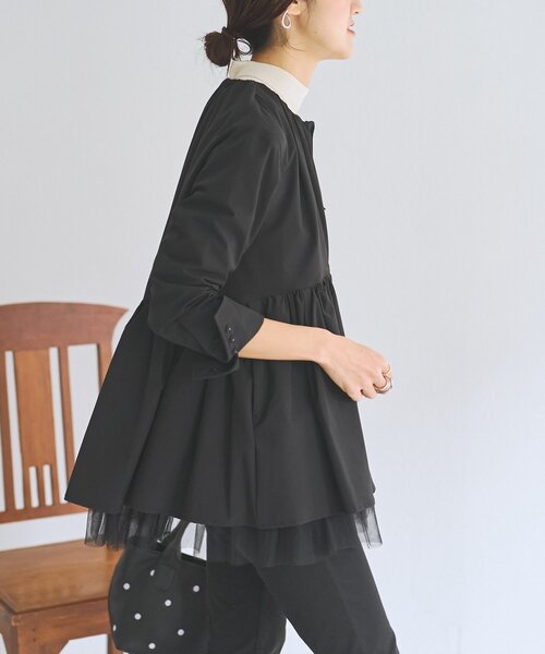 BEARDSLEY（ビアズリー）の「チュチュペプラムブルゾン（ブルゾン・レディース・ブラック・FREE）」の9枚目の写真