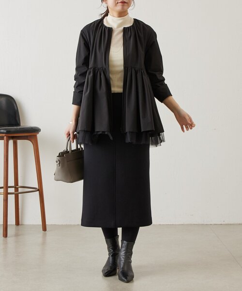 BEARDSLEY（ビアズリー）の「チュチュペプラムブルゾン（ブルゾン・レディース・ブラック・FREE）」の15枚目の写真