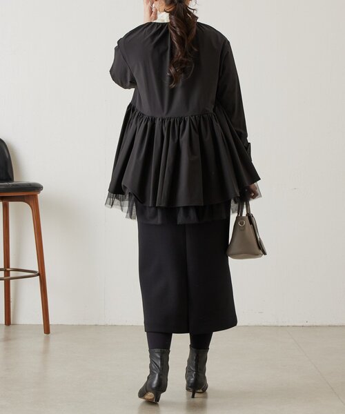 BEARDSLEY（ビアズリー）の「チュチュペプラムブルゾン（ブルゾン・レディース・ブラック・FREE）」の17枚目の写真