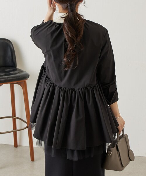 BEARDSLEY（ビアズリー）の「チュチュペプラムブルゾン（ブルゾン・レディース・ブラック・FREE）」の19枚目の写真