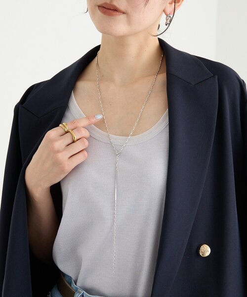 RIVE DROITE(リヴドロワ)の「【アレンジ自在】コンビチェーンマルチネックレス(ネックレス・レディース・シルバー・FREE)」の21枚目の写真