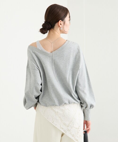 RIVE DROITE(リヴドロワ)の「【アレンジ自在】コンビチェーンマルチネックレス(ネックレス・レディース・シルバー・FREE)」の9枚目の写真