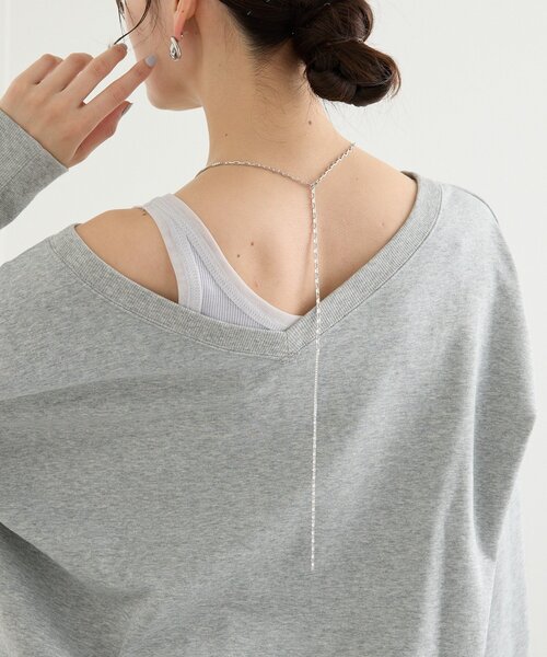 RIVE DROITE(リヴドロワ)の「【アレンジ自在】コンビチェーンマルチネックレス(ネックレス・レディース・シルバー・FREE)」の11枚目の写真