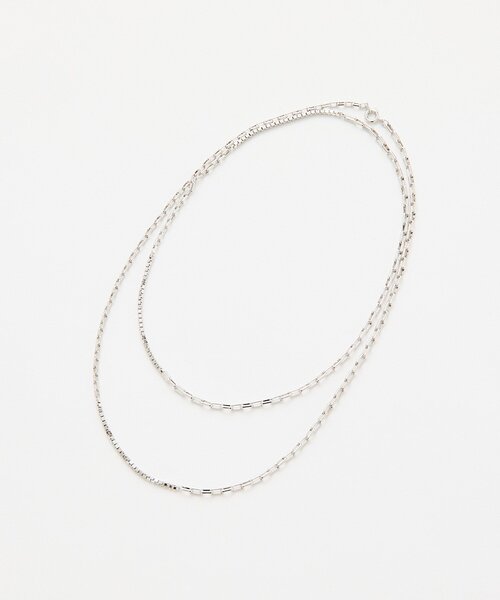 RIVE DROITE(リヴドロワ)の「【アレンジ自在】コンビチェーンマルチネックレス(ネックレス・レディース・シルバー・FREE)」の3枚目の写真