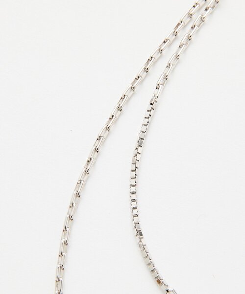 RIVE DROITE(リヴドロワ)の「【アレンジ自在】コンビチェーンマルチネックレス(ネックレス・レディース・シルバー・FREE)」の5枚目の写真