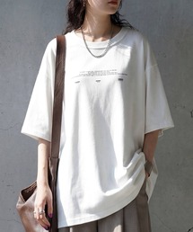 クルーネック ロゴTシャツ