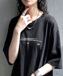 クルーネック ロゴTシャツ