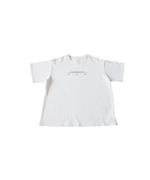 antiqua(アンティカ)の「クルーネック ロゴTシャツ(Tシャツ/カットソー・レディース・ブラック/ホワイト・ONESIZE)」の8枚目の写真