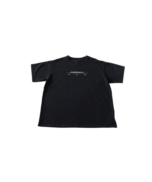 antiqua(アンティカ)の「クルーネック ロゴTシャツ(Tシャツ/カットソー・レディース・ブラック/ホワイト・ONESIZE)」の9枚目の写真