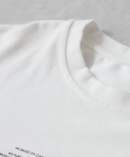 antiqua(アンティカ)の「クルーネック ロゴTシャツ(Tシャツ/カットソー・レディース・ブラック/ホワイト・ONESIZE)」の10枚目の写真