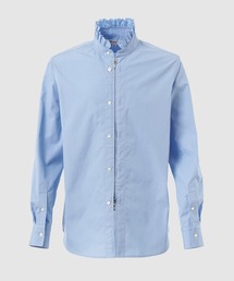 MASU | ZIP-UP FRILL COLLAR SHIRT(シャツ/ブラウス)