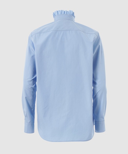 MASU(エムエーエスユー)の「ZIP-UP FRILL COLLAR SHIRT(シャツ/ブラウス・メンズ・サックスブルー/その他・46)」の5枚目の写真