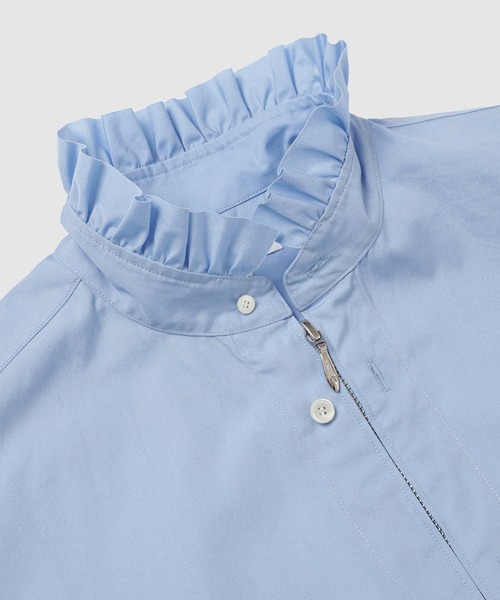 MASU(エムエーエスユー)の「ZIP-UP FRILL COLLAR SHIRT(シャツ/ブラウス・メンズ・サックスブルー/その他・46)」の8枚目の写真