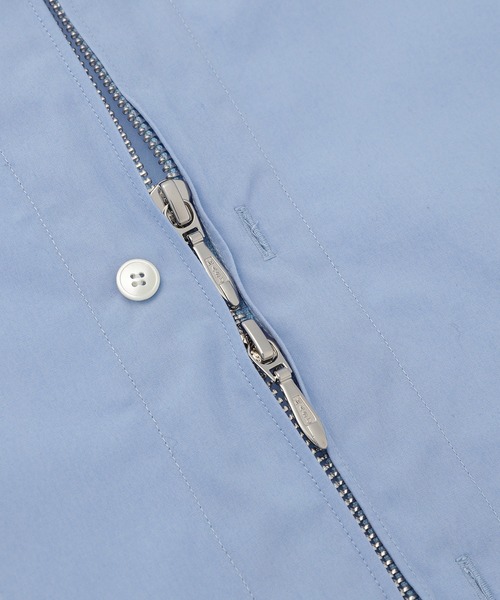 MASU(エムエーエスユー)の「ZIP-UP FRILL COLLAR SHIRT(シャツ/ブラウス・メンズ・サックスブルー/その他・46)」の10枚目の写真