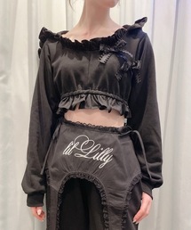 lilLilly | フリルスウェットパーカー(パーカー)