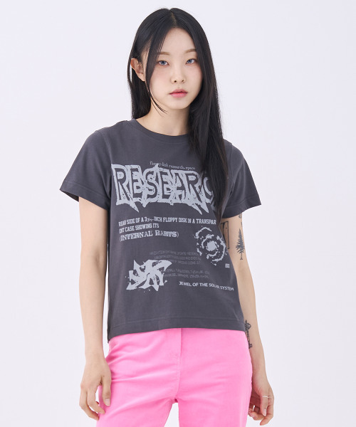 FDR(エフディーアール)の「Milky Way Short Sleeve Charcoal(Tシャツ/カットソー・レディース・その他・LARGE/MEDIUM/SMALL)」の4枚目の写真