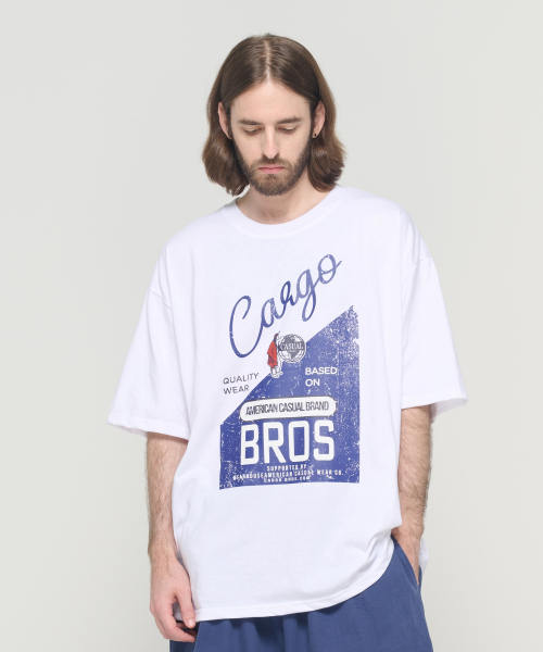 CARGOBROS(カーゴブロス)の「(ビッグサイズ) ウェスタンベース半袖Tシャツ (ホワイト)(Tシャツ/カットソー・メンズ・その他・FREE)」の10枚目の写真