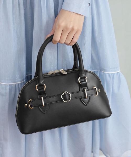 MARY QUANT（マリークワント）の「デイジーバックルベルト 2WAYショルダー（ショルダーバッグ・レディース・ブラック/ブラウン・FREE）」の2枚目の写真