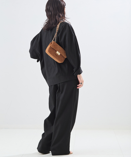 journal standard L'essage（ジャーナルスタンダードレサージュ）の「リノリオグログラン ダブルジャケット（テーラードジャケット・レディース・オリーブ/カーキ/ブラック・FREE）」の22枚目の写真