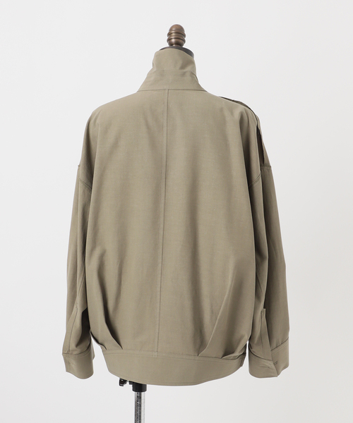 journal standard L'essage（ジャーナルスタンダードレサージュ）の「リノリオグログラン ダブルジャケット（テーラードジャケット・レディース・オリーブ/カーキ/ブラック・FREE）」の11枚目の写真