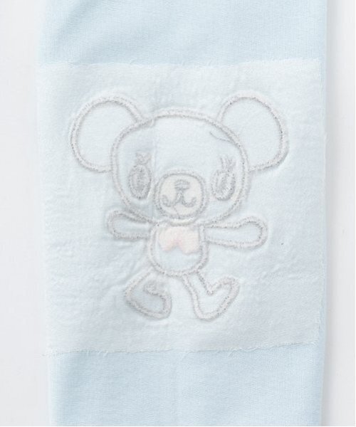 ナルミヤキャラクターズ(ナルミヤキャラクターズ)の「ミントくん 袖アップリケTシャツ(Tシャツ/カットソー・レディース・ライトブルー・F)」の8枚目の写真