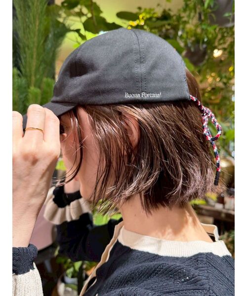 LAGUNAMOON(ラグナムーン)の「【FILA別注】バックリボンロゴキャップ(キャップ・レディース・ネイビー/ブラック・FREE)」の13枚目の写真