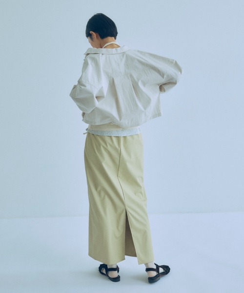 EN NEUME(エンノイム)の「【Set Up】Lace Composition Blouson(ブルゾン・レディース・アイボリー/ブラック/カーキ・FREE)」の16枚目の写真