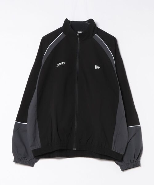 【NEW ERA/ニューエラ】オーバーサイズド パイピング トラックジャケット PlayStation プレイステーション ブラック | パフォーマンスアパレル