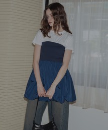 Mili affinity（ミリアフィニティー）の「カップ付き2WAYバルーンキャミソールチュニック（チュニック）」