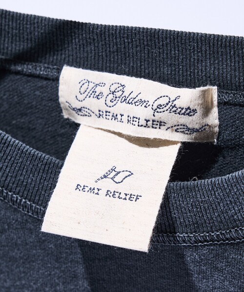 REMI RELIEF(レミレリーフ)の「【REMI RELIEF / レミレリーフ】別注 カットオフ スウェット / オーバーサイズ / ロゴプリント(スウェット・メンズ・ベージュ/グレー/ブラック・L/M)」の14枚目の写真