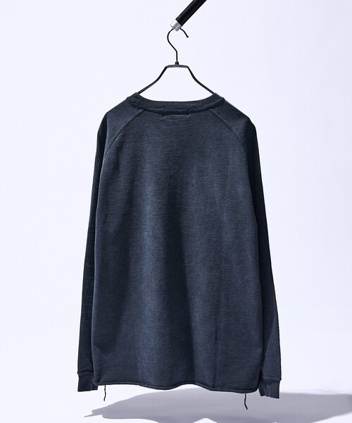 REMI RELIEF(レミレリーフ)の「【REMI RELIEF / レミレリーフ】別注 カットオフ スウェット / オーバーサイズ / ロゴプリント(スウェット・メンズ・ベージュ/グレー/ブラック・L/M)」の4枚目の写真