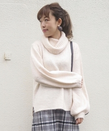 Chico | 【who's who Chico】ふわふわオフタートルニット(ニット/セーター)