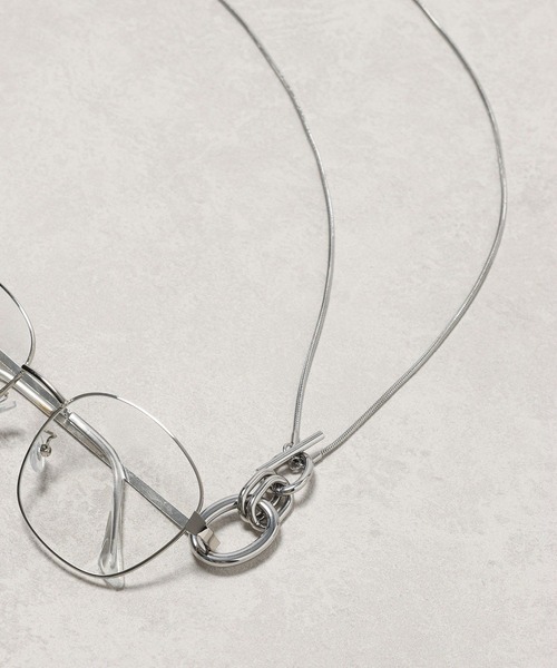 LEPSIM（レプシィム）の「ストラップメガネネックレス　638723（ネックレス・レディース・シルバー/シルバー系その他・ONE SIZE）」の2枚目の写真