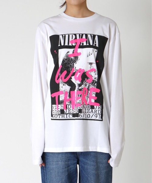 Cepica(セピカ)の「【BLACK SCORE】I WAS THERE NIRVANA UNISEX LONG T(Tシャツ/カットソー・レディース・ホワイト・FREE)」の6枚目の写真