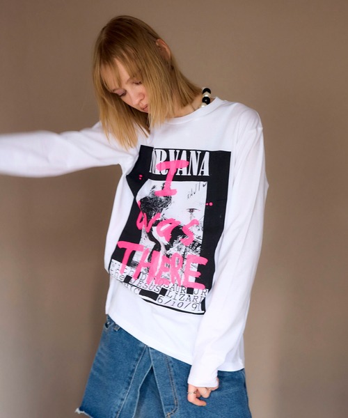 Cepica(セピカ)の「【BLACK SCORE】I WAS THERE NIRVANA UNISEX LONG T(Tシャツ/カットソー・レディース・ホワイト・FREE)」の17枚目の写真