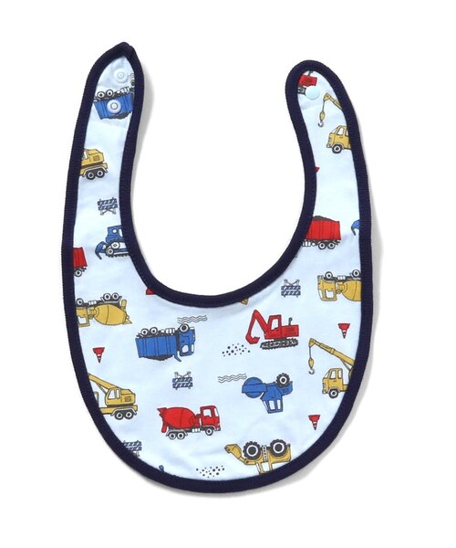 Ampersand（アンパサンド）の「バラエティ総柄スタイ（スタイ/よだれかけ・キッズ・サックスブルー/アイボリー/ピンク/ブラウン・90）」の3枚目の写真