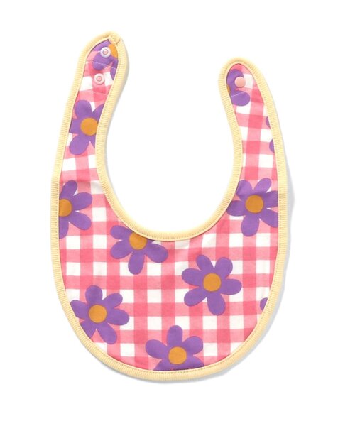 Ampersand（アンパサンド）の「バラエティ総柄スタイ（スタイ/よだれかけ・キッズ・サックスブルー/アイボリー/ピンク/ブラウン・90）」の4枚目の写真