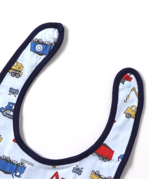 Ampersand（アンパサンド）の「バラエティ総柄スタイ（スタイ/よだれかけ・キッズ・サックスブルー/アイボリー/ピンク/ブラウン・90）」の6枚目の写真