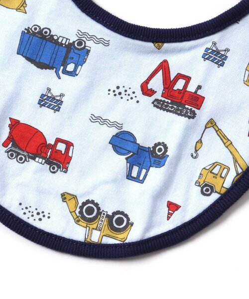 Ampersand（アンパサンド）の「バラエティ総柄スタイ（スタイ/よだれかけ・キッズ・サックスブルー/アイボリー/ピンク/ブラウン・90）」の7枚目の写真