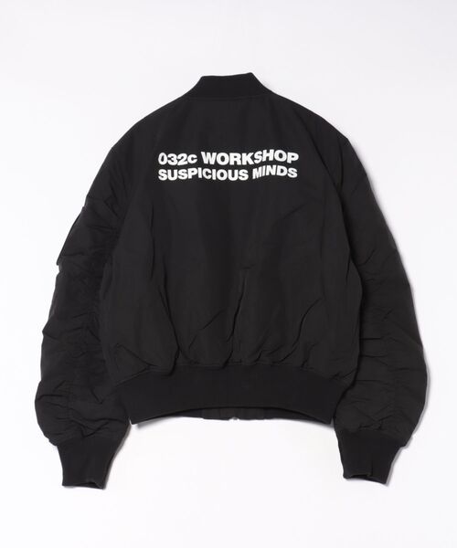 ムラサキスポーツ(ムラサキスポーツ)の「032c/ゼロスリートゥーシー 032C BOMBER JKT URW-1912-000(その他アウター・メンズ・ブラック・M)」の2枚目の写真