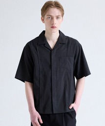 CAHLUMN/カウラム Linen Open Collar Short Sleeve Shirt（シャツ