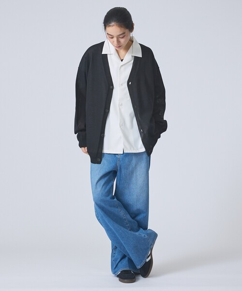 FORTUNA HOMME(フォルトゥナオム)の「【FORTUNA/フォルトゥナ】 DRYTECHカーディガン/ドライテックニットカーデ/ユニセックス/WEB限定(ニット/セーター・メンズ・グレー/ブラック/ホワイト・L/M)」の11枚目の写真