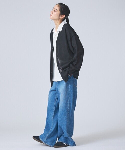 FORTUNA HOMME(フォルトゥナオム)の「【FORTUNA/フォルトゥナ】 DRYTECHカーディガン/ドライテックニットカーデ/ユニセックス/WEB限定(ニット/セーター・メンズ・グレー/ブラック/ホワイト・L/M)」の12枚目の写真