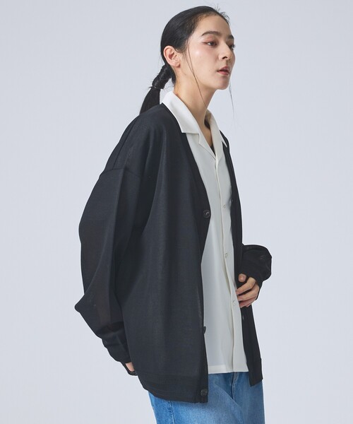 FORTUNA HOMME(フォルトゥナオム)の「【FORTUNA/フォルトゥナ】 DRYTECHカーディガン/ドライテックニットカーデ/ユニセックス/WEB限定(ニット/セーター・メンズ・グレー/ブラック/ホワイト・L/M)」の13枚目の写真