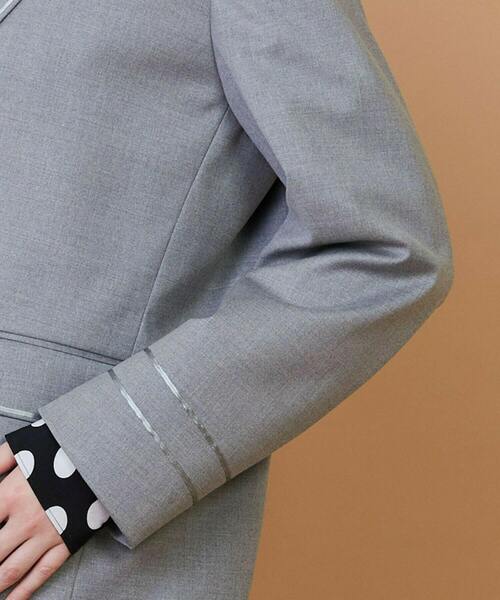 FRAPBOIS（フラボア）の「マリーナ ジャケット（テーラードジャケット・レディース・ネイビー/グレー・1/2）」の5枚目の写真