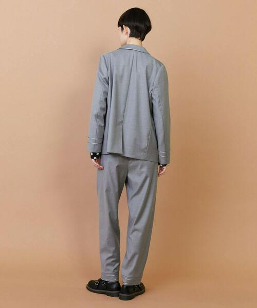 FRAPBOIS（フラボア）の「マリーナ ジャケット（テーラードジャケット・レディース・ネイビー/グレー・1/2）」の10枚目の写真