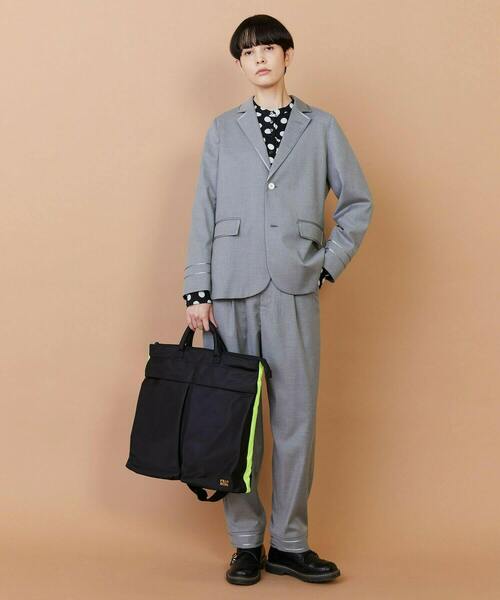 FRAPBOIS（フラボア）の「マリーナ ジャケット（テーラードジャケット・レディース・ネイビー/グレー・1/2）」の13枚目の写真